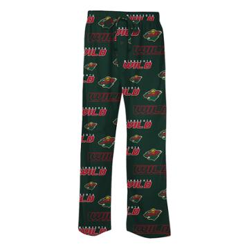 Men's Concepts Sport Minnesota Wild Slide Lounge Pants, Size: Small, Green