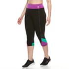 Plus Size Fila Sport&reg; Color Block Capri Leggings, Women's, Size: 1xl, Black