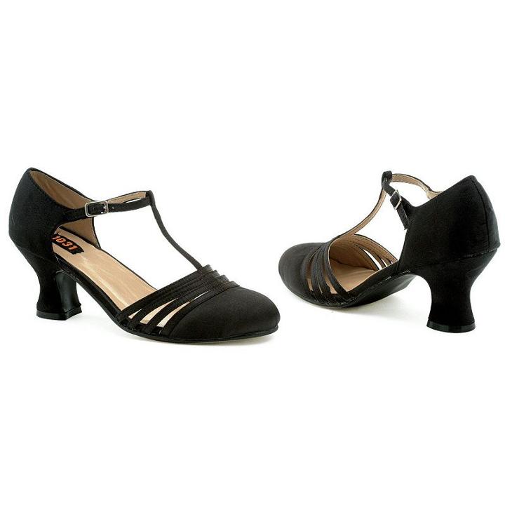 Lucille Costume Shoes - Adult, Size: 7, Black