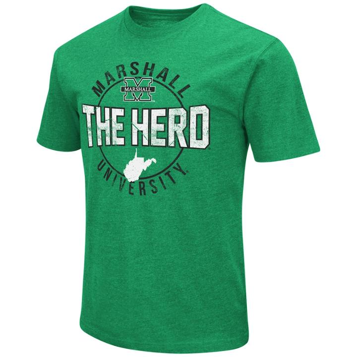 Men's Marshall Thundering Herd Game Day Tee, Size: Medium, Dark Green