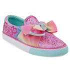 Jojo Siwa Shimmer Girls' Sneakers, Size: 2, Pink Multi