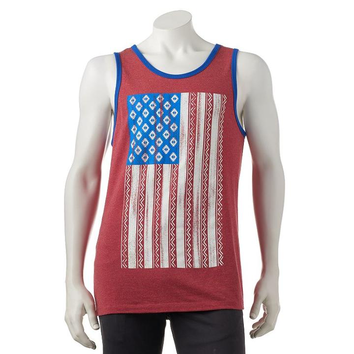 Men's Urban Pipeline&reg; Tribalcana Tank Top, Size: Large, Dark Red