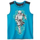 Boys 4-7x Star Wars A Collection For Kohl's Stormtrooper Metallic Graphic Tank Top, Boy's, Size: 7x, Med Blue