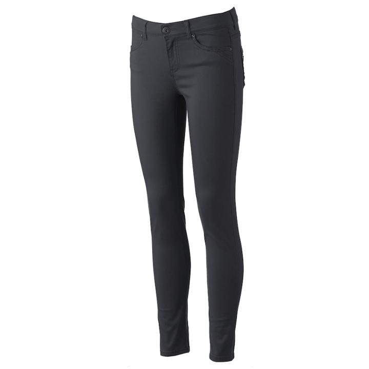 Juniors' Unionbay Uniform Skinny Pants, Teens, Size: 7, Grey