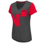 Women's Campus Heritage Nebraska Cornhuskers Pocket V-neck Tee, Size: Xxl, Red Other