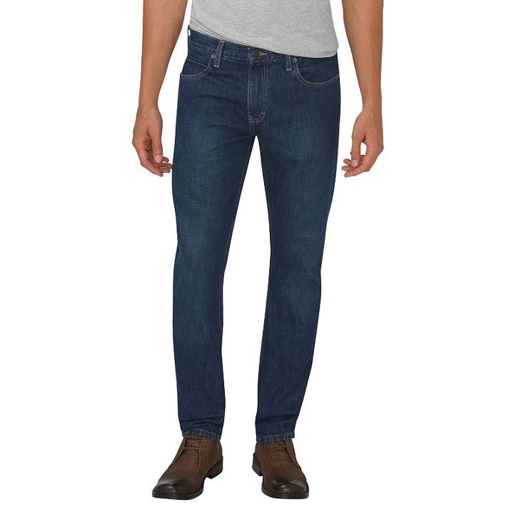 Men's Dickies Slim-fit Tapered Jeans, Size: 31x32, Blue