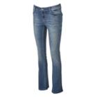 Juniors' Vanilla Star Bling Bootcut Jeans, Girl's, Size: 7, Med Blue