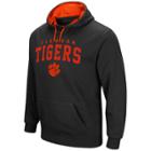 Men's Campus Heritage Clemson Tigers Wordmark Hoodie, Size: Large, Dark Grey