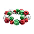 Jingle Bell Cluster Stretch Bracelet, Women's, Multicolor
