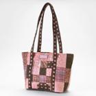 Donna Sharp Leah Quilted Patchwork Tote, Women's, Brown