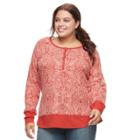 Plus Size Columbia Ski Valley Ii Thermal Henley, Women's, Size: 3xl, Pink Other