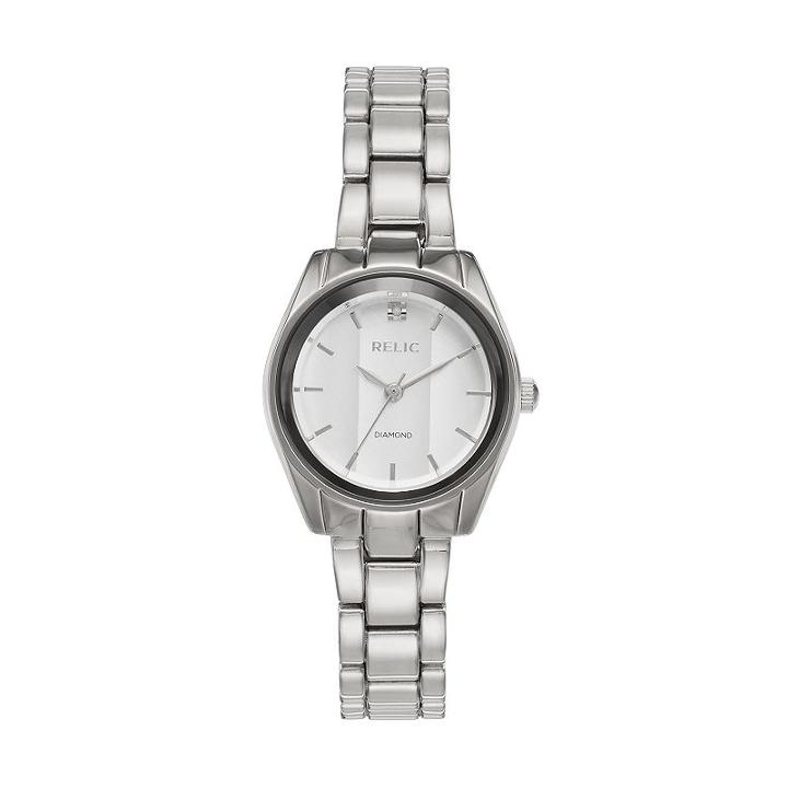 Relic Women's Zoey Diamond Watch, Size: Small, Grey