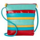 Ili Striped Leather Crossbody Bag, Women's, South West