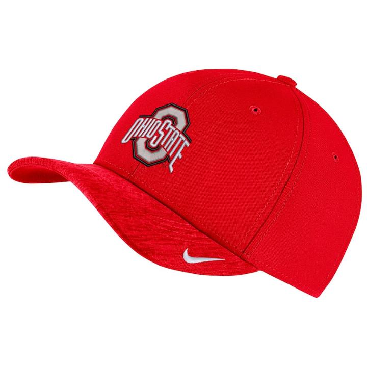 Adult Nike Ohio State Buckeyes Sideline Dri-fit Cap, Men's, Red