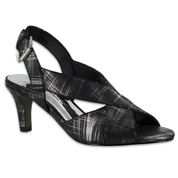 Easy Street Cupid Women's High Heels, Size: 7.5 Wide, Grey (charcoal)