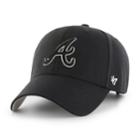 Men's '47 Brand Atlanta Braves Mvp Hat, Black