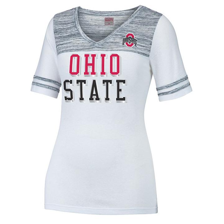 Women's Ohio State Buckeyes Mvp Tee, Size: Xl, White