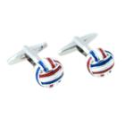 Bey-berk Rhodium-plated Knot Cuff Links, Men's, Multicolor