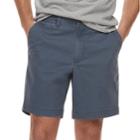 Men's Sonoma Goods For Life&trade; Modern-fit 8-inch Stretch Flexwear Flat-front Shorts, Size: 40, Grey