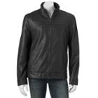 Men's Dockers Faux-leather Jacket, Size: Xxl, Black