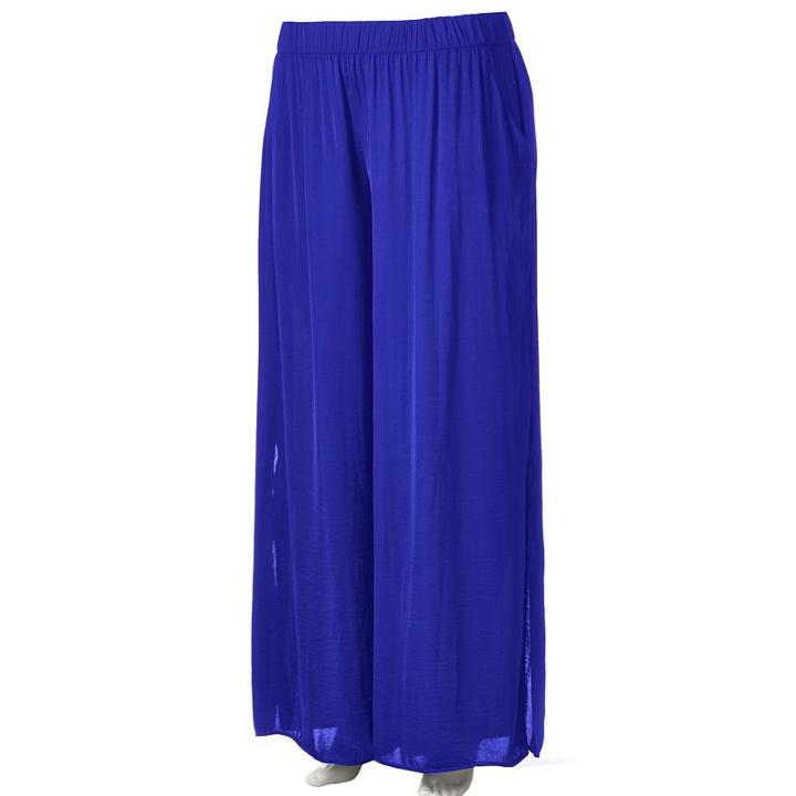 Plus Size Jennifer Lopez Slid Palazzo Pants, Women's, Size: 3xl, Blue