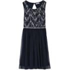 Speechless, Girls 7-16 Sequin Chevron Dress, Girl's, Size: 14, Black