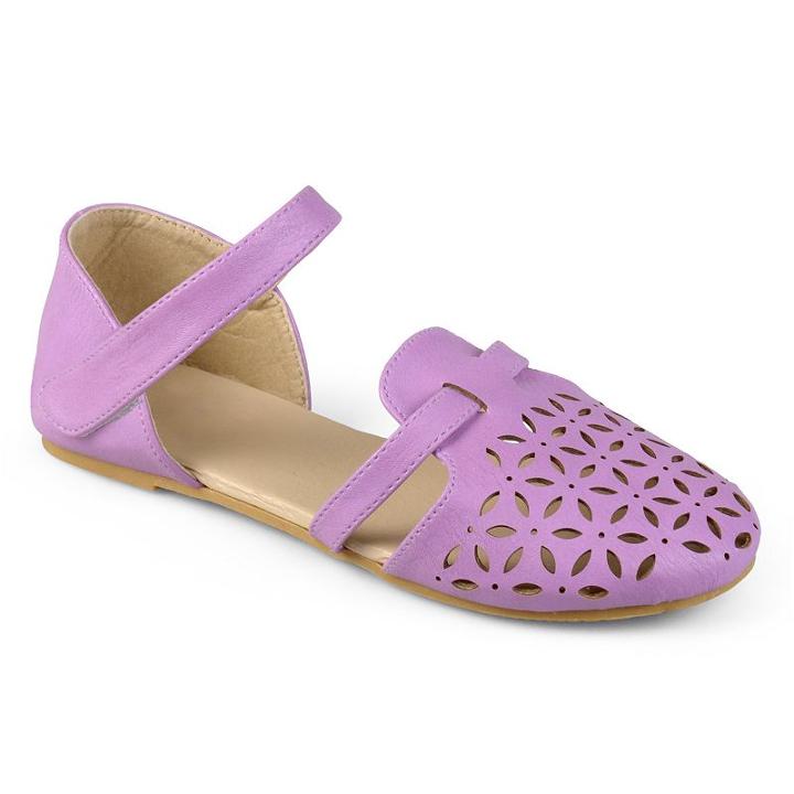 Journee Maeva Girls' D'orsay Flats, Girl's, Size: 13, Purple
