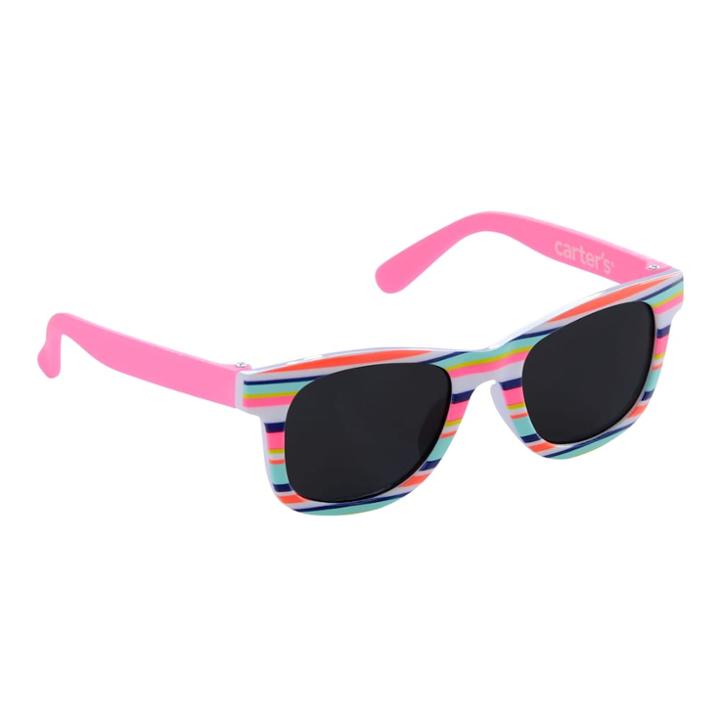 Baby Girl Carter's Striped Sunglasses, Size: Infant, Multi