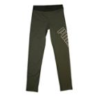 Girls 4-6x Puma Graphic Leggings, Girl's, Size: 5, Grey (charcoal)