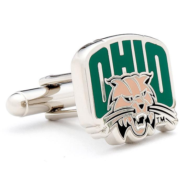 Ohio Bobcats Cuff Links, Men's, Multicolor