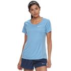 Women's Nike Dry Miler Mesh Running Top, Size: Large, Blue Other