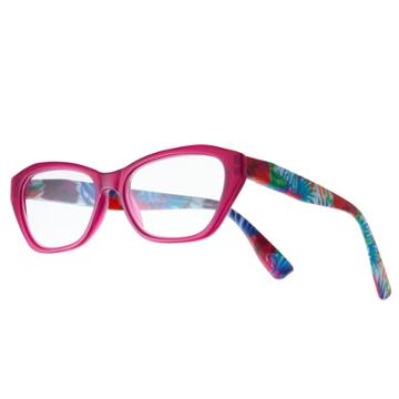 Women's Modera By Foster Grant Kensie Floral Cat-eye Reading Glasses, Multicolor