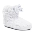 Women's Muk Luks Krystal Bridal Amira Bootie Slippers, Size: Small, White
