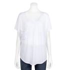 Juniors' Grayson Threads Relaxed Burnout Tee, Teens, Size: Xl, White Oth