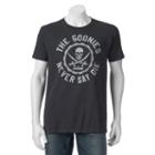 Men's The Goonies Circular Never Say Die Tee, Size: Medium, Grey (charcoal)