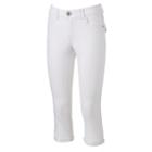 Women's Artisan Crafted By Democracy Embroidered Capri Jeans, Size: 16, Natural