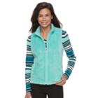 Croft & Barrow&reg; Petite Fleece Vest, Women's, Size: Xs Petite, Turquoise/blue (turq/aqua)