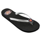 Women's Auburn Tigers Flip Flops, Size: Small, Silver