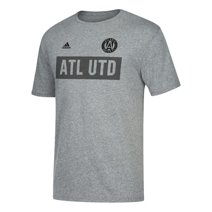 Men's Adidas Atlanta United Fc Triblend Tee, Size: Xl, Dark Grey