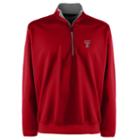 Men's Texas Tech Red Raiders 1/4-zip Leader Pullover, Size: Xxl