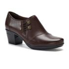 Clarks Emslie Warren Women's Block Heel Shoes, Size: Medium (7.5), Med Brown