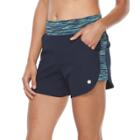 Women's Tek Gear&reg; Mesh Side Shorts, Size: Medium, Dark Blue