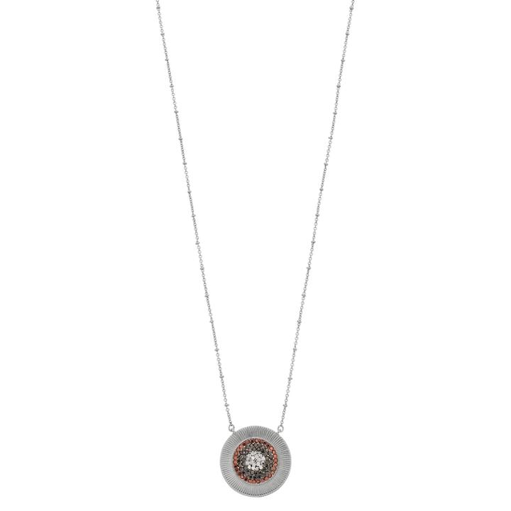 Simply Vera Vera Wang Round Beaded Disc Necklace, Women's, Multicolor