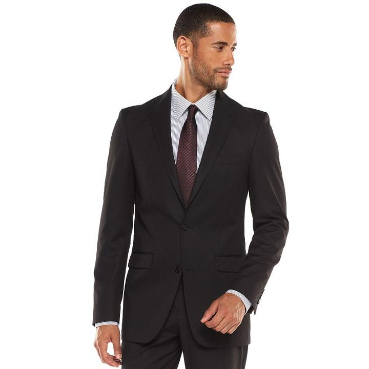 Men's Apt. 9&reg; Extra-slim Black Suit Jacket, Size: 42 - Regular