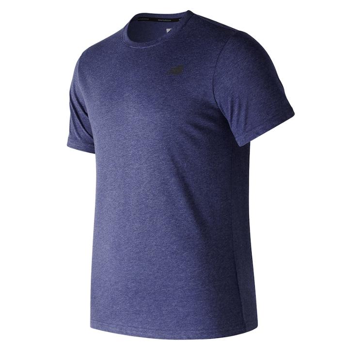 Men's New Balance Tech Tee, Size: Large, Blue