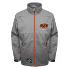 Men's Franchise Club Oklahoma State Cowboys Tech Fleece Softshell Jacket, Size: Xl, Grey