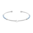 Lc Lauren Conrad Thread Wrapped Cubic Zirconia Cuff Bracelet, Women's, Blue