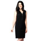 Women's Ile New York Lace-up Sheath Dress, Size: 18, Black