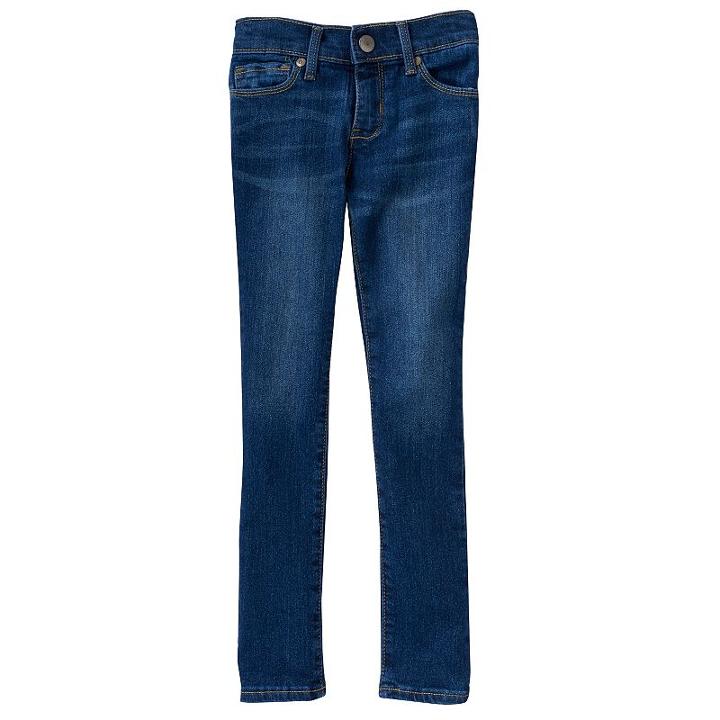 Girls 4-7 Sonoma Goods For Life&trade; Stretch Skinny Jeans, Girl's, Size: 6 Slim, Med Blue