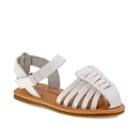 Rugged Bear Toddler Girls' Huarache Sandals, Girl's, Size: 7 T, White